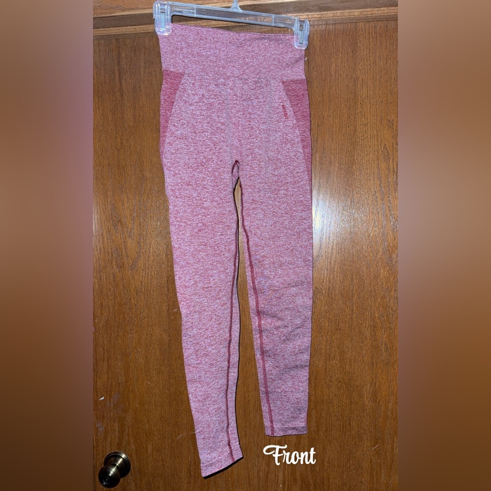 Women’s size Medium Gymshark Heathered Pink Leggings